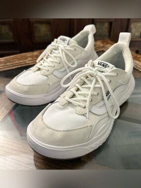 Vans UltraRange Neo VR3 Off-White Suede & Mesh Platform Sneakers